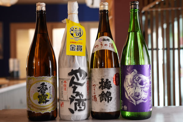 【送料無料】 飲み比べセット 千代寿 香露 梅錦 白真弓 4本セット